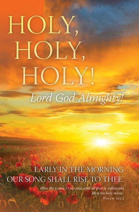 General Worship Standard Bulletin - Holy, Holy, Holy by Anchor Christian Distributors