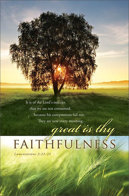 General Standard Bulletin - Great is thy faithfulness by Anchor Christian Distributors