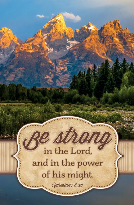General - Be strong in the Lord - Standard Bulletin by Anchor Christian Distributors